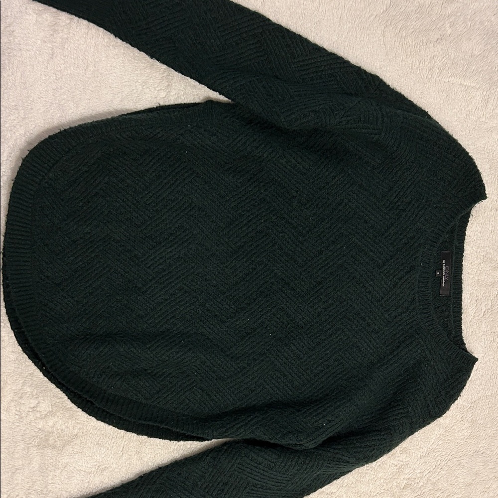 Vero Moda Forest Green Crew Neck Sweater